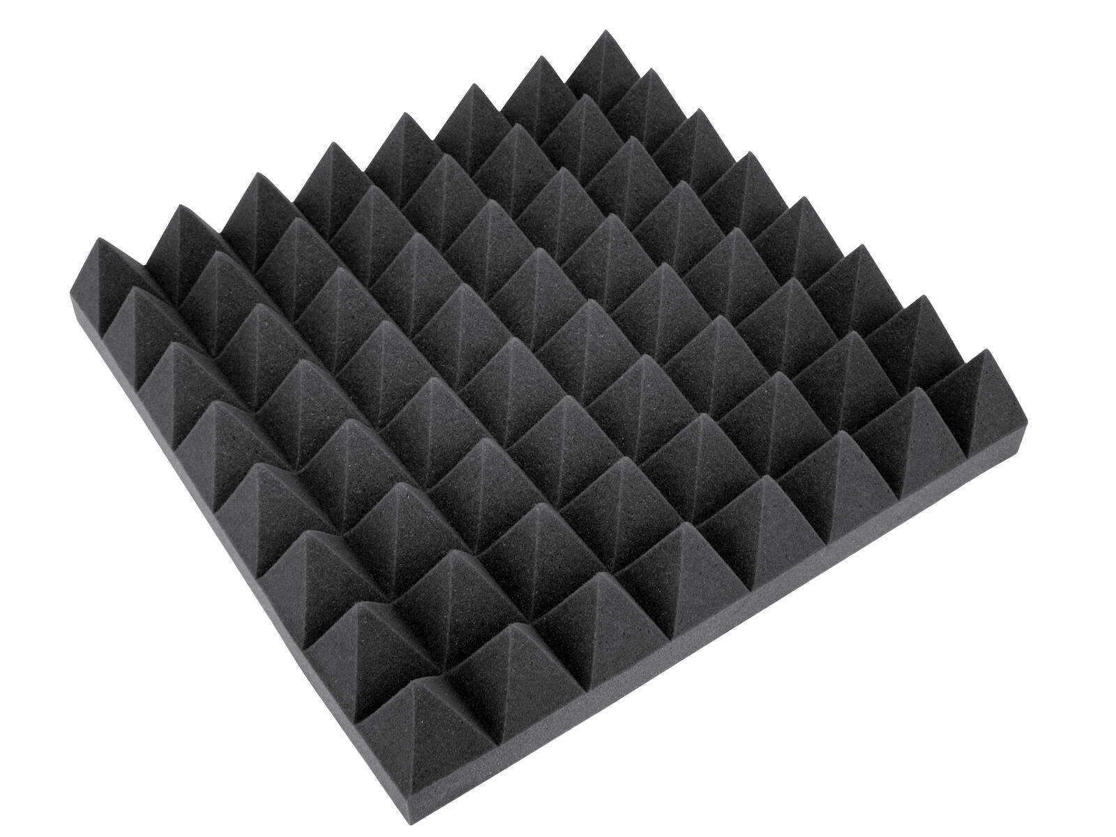 OMNITRONIC Akustikschaumstoff Pyramide 100mm, 50x50cm OMNITRONIC Akustikschaumstoff Pyramide 100mm, 50x50cm