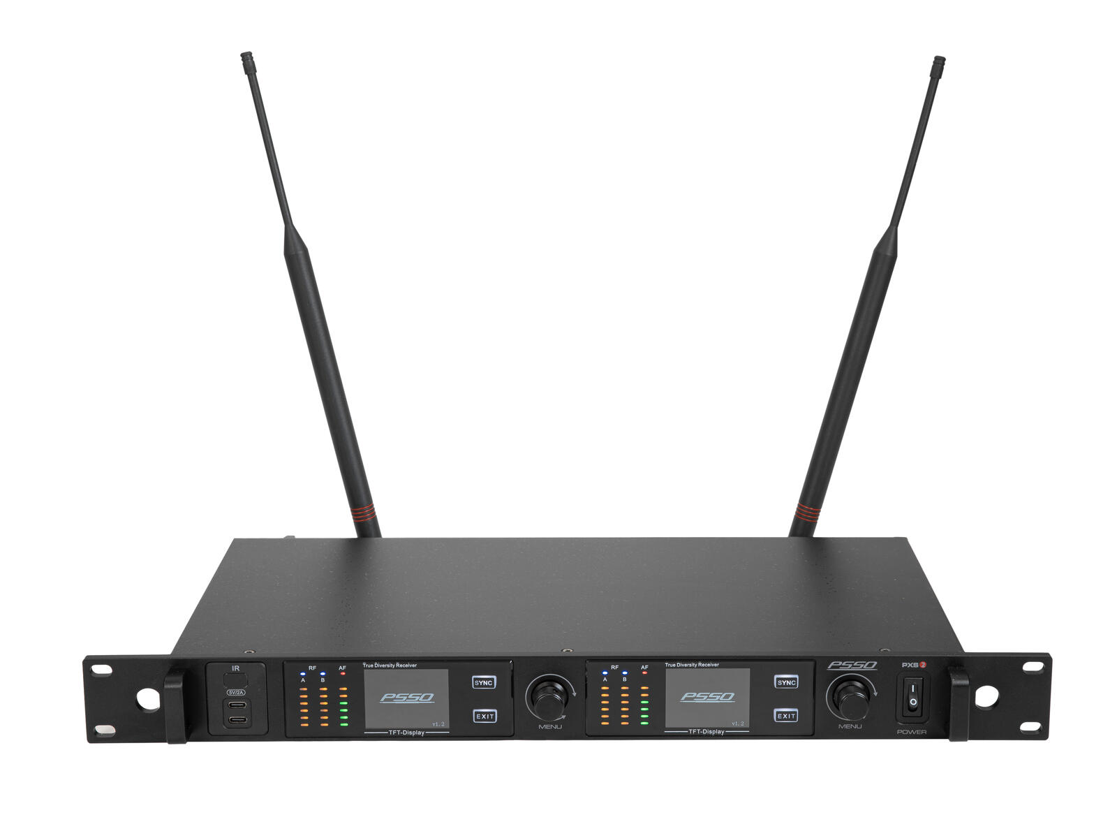 PSSO PXS TWO 2-Kanal True Diversity Empfänger 470-510 MHz