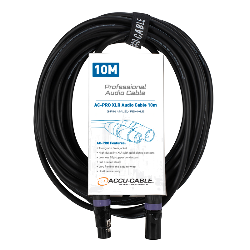 AC-PRO XLR audio cable 10,0m AC-PRO XLR audio cable 10,0m