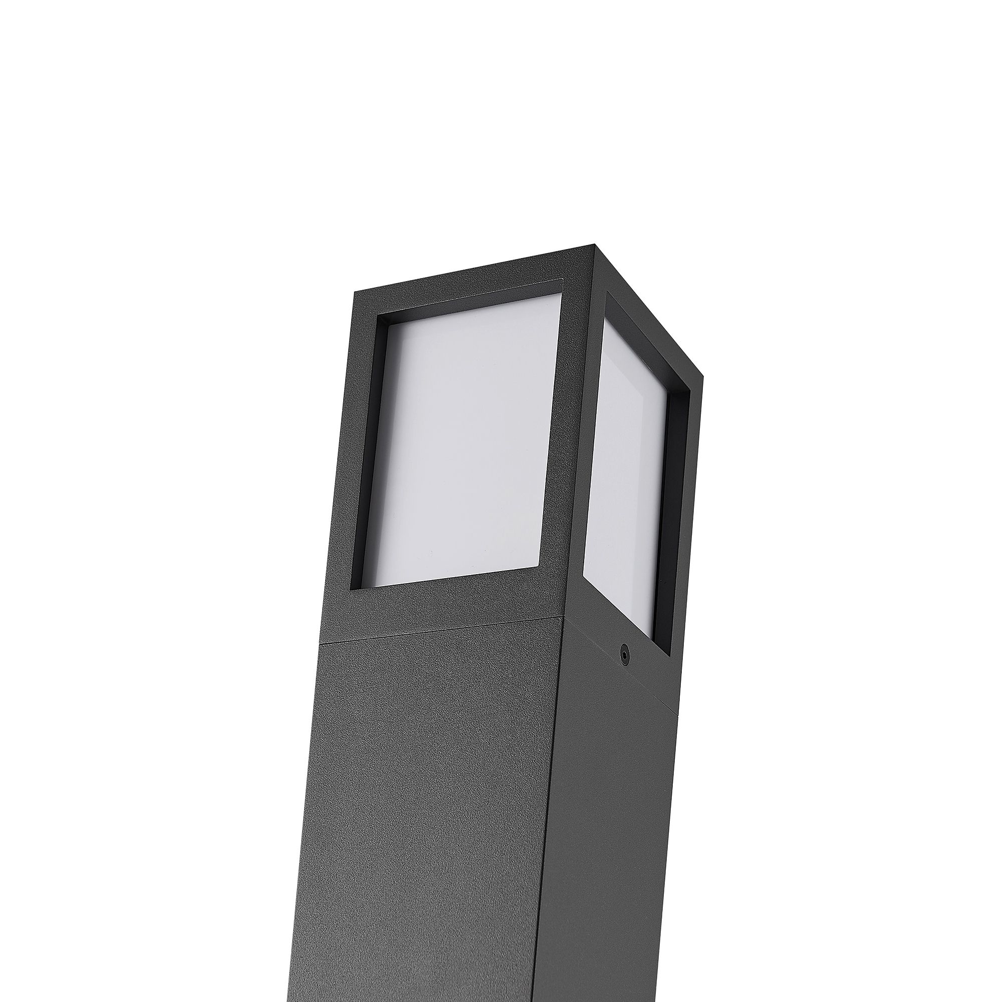 Facado 2 Square opal 1000mm, 1x max 20 W, E27, Dunkelgrau