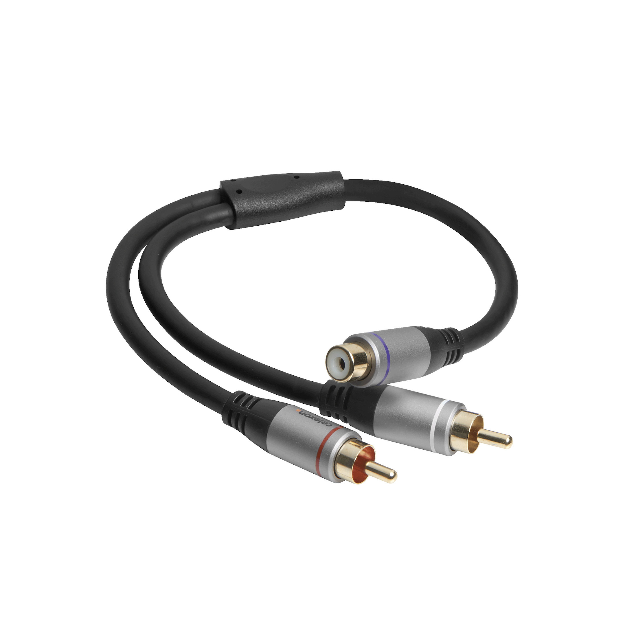 celexon 2x Cinch auf Cinch M/F Audioadapter 0,25m - Professional Line celexon 2x Cinch auf Cinch M/F Audioadapter 0,25m - Professional Line
