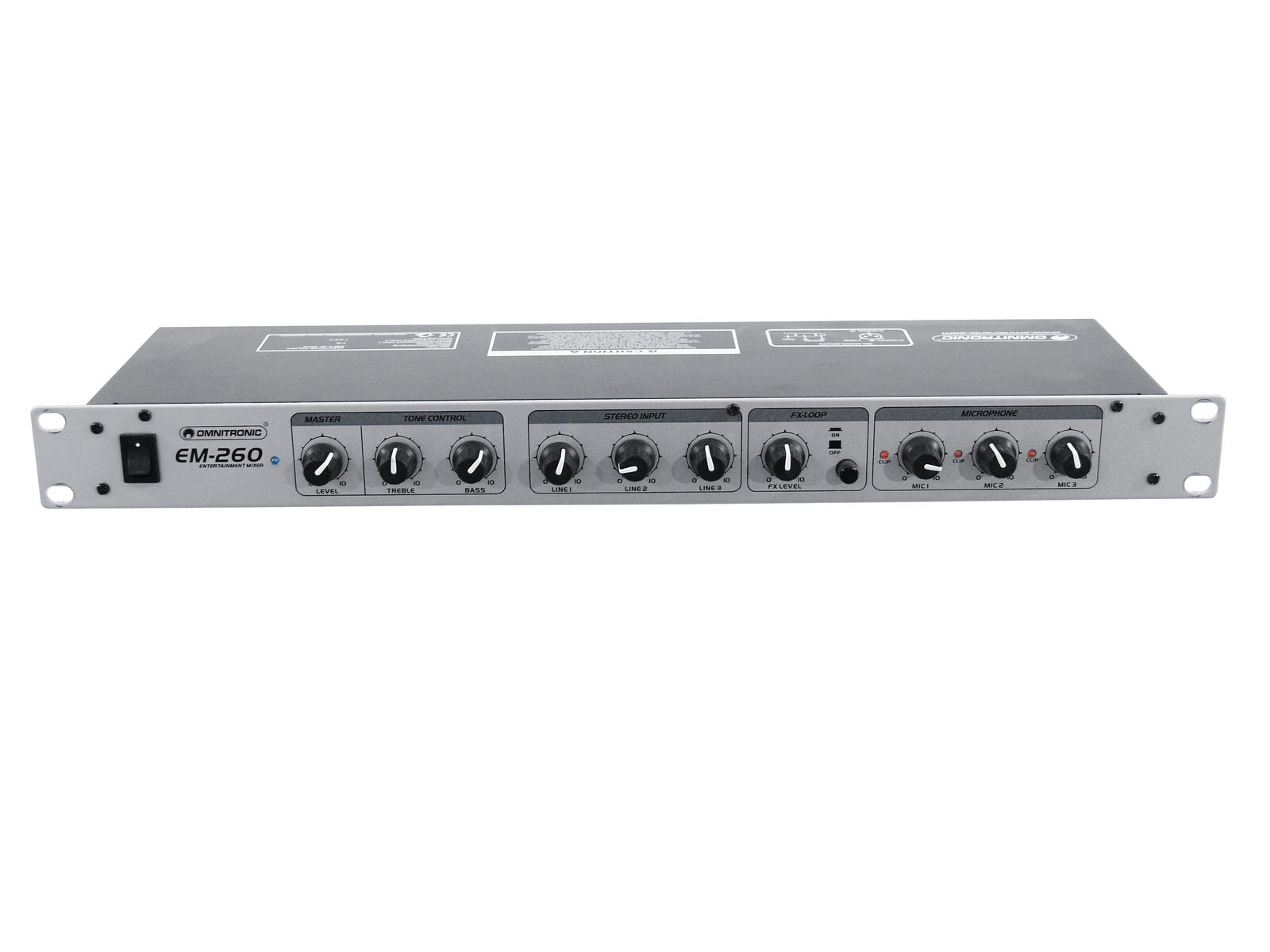 OMNITRONIC EM-260 Entertainment-Mixer OMNITRONIC EM-260 Entertainment-Mixer