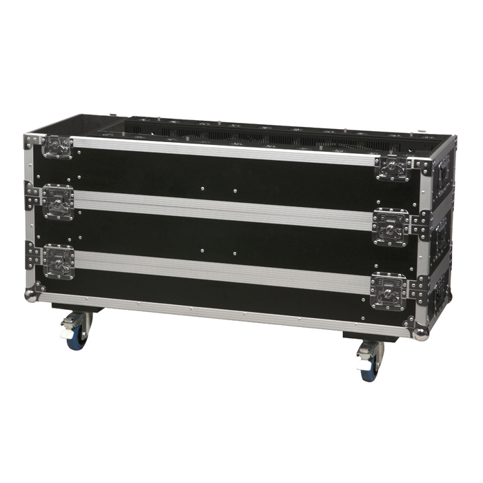 SHOWTEC Case for 12x Sunstrip Active 3 stapelbare Fächer mit Zubehörfach SHOWTEC Case for 12x Sunstrip Active 3 stapelbare Fächer mit Zubehörfach