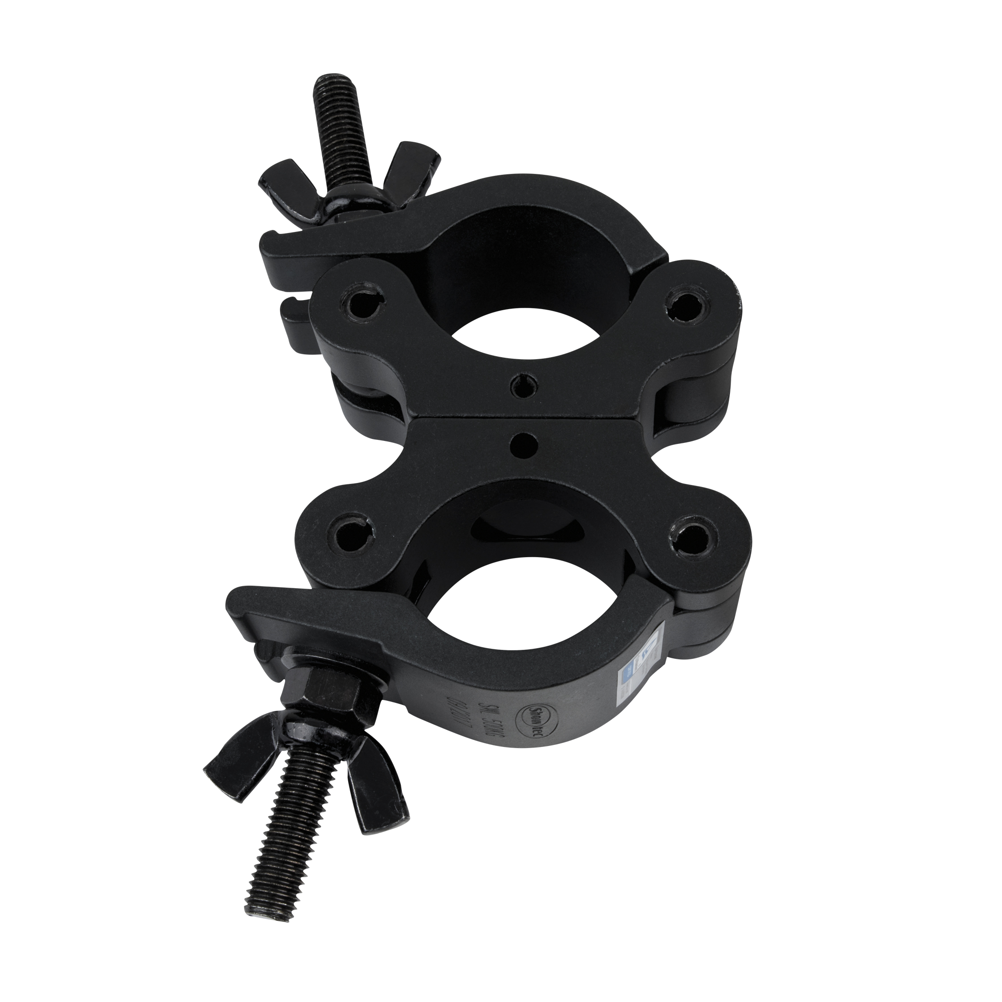 SHOWGEAR 50 mm Swivel Coupler Zulässige Nutzlast: 500 kg - Aluminium - Schwarz SHOWGEAR 50 mm Swivel Coupler Zulässige Nutzlast: 500 kg - Aluminium - Schwarz