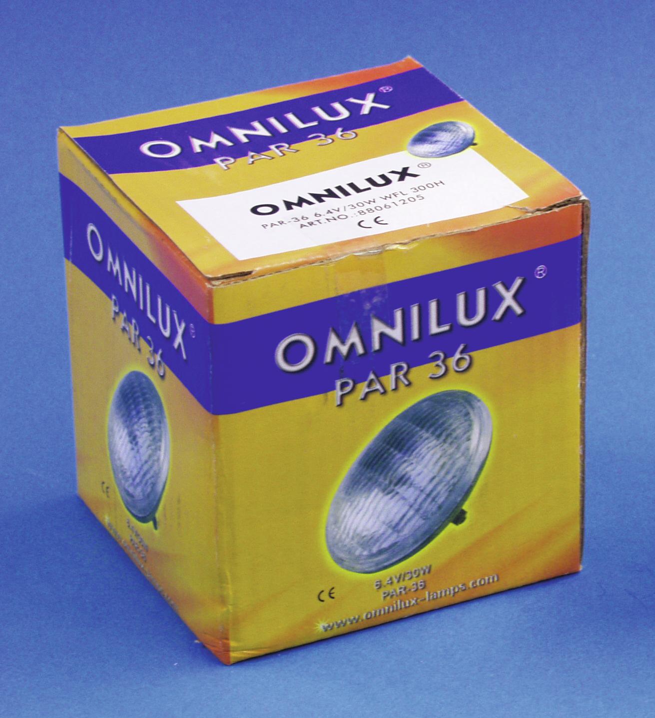 OMNILUX PAR-36 6,4V/30W G-53 WFL 300h OMNILUX PAR-36 6,4V/30W G-53 WFL 300h