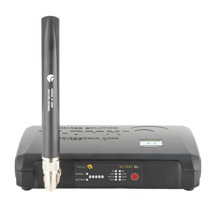 Wireless solution BlackBox F-1 G6 Transceiver Drahtloser DMX, ArtNet & Streaming ACN-Sender & -Empfänger