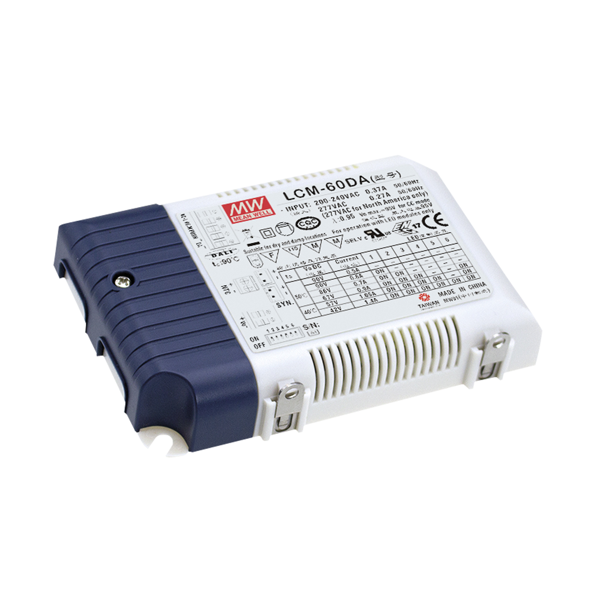 MEANWELL LED Driver Universal MEAN WELL LCM-60DA - 60 W MEANWELL LED Driver Universal MEAN WELL LCM-60DA - 60 W