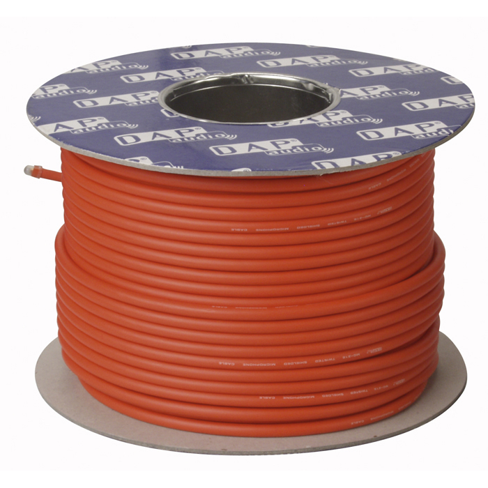 DAP MC-216 Rotes Mic/Line-Kabel - 100-m-Rolle DAP MC-216 Rotes Mic/Line-Kabel - 100-m-Rolle