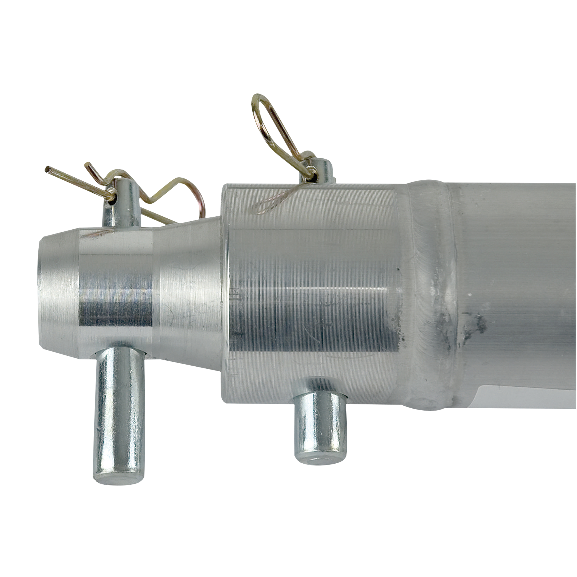 MILOS F Truss - Single Tube 50 mm F (Prolyte Ø 27,8 mm compatible), Silver, 3.000mm Tube F 3000 - incl. 1x female receiver - 300 cm - silver