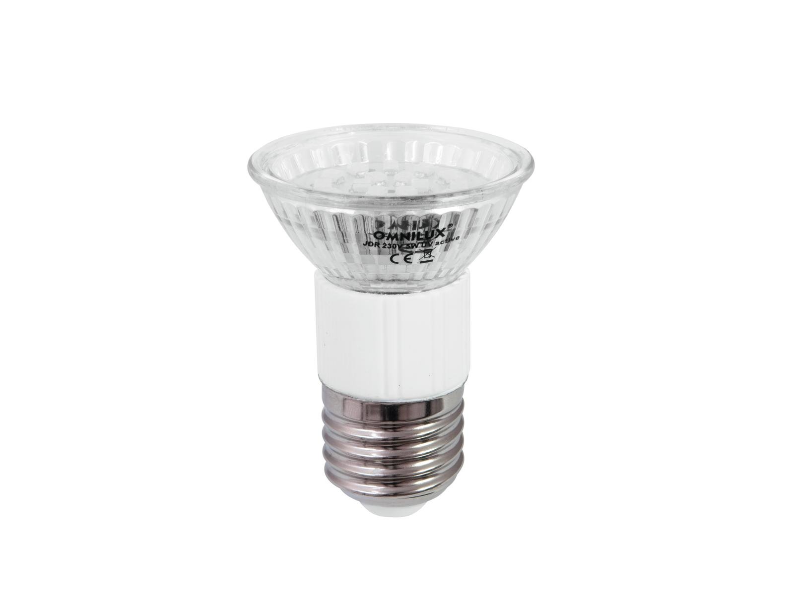 OMNILUX JDR 230V E-27 18 LED UV aktiv OMNILUX JDR 230V E-27 18 LED UV aktiv