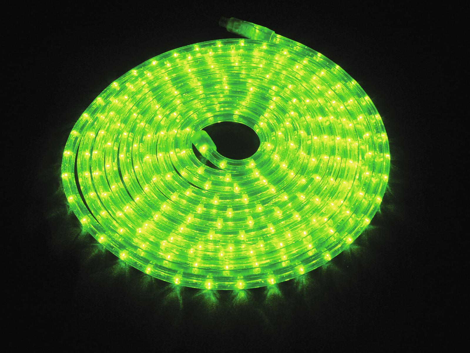 EUROLITE RUBBERLIGHT LED RL1-230V grün 9m