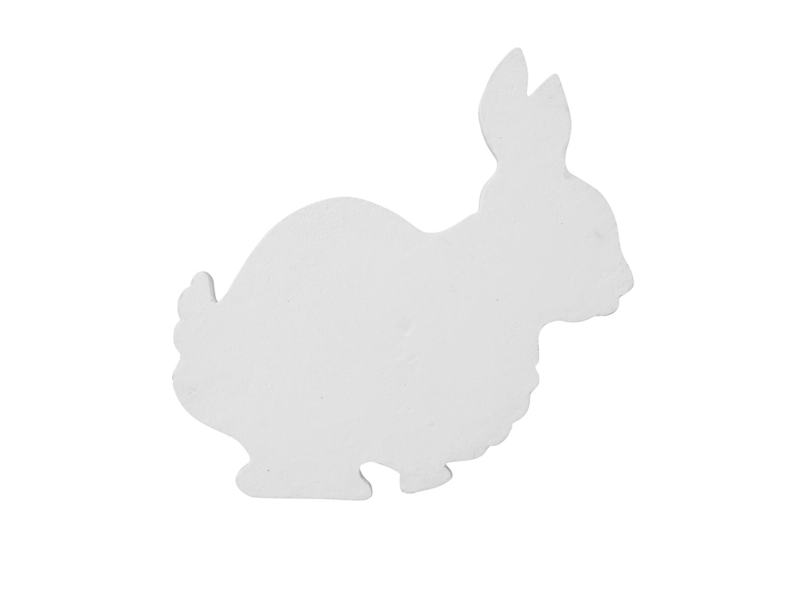 EUROPALMS Silhouette Hase, weiß, 56cm EUROPALMS Silhouette Hase, weiß, 56cm