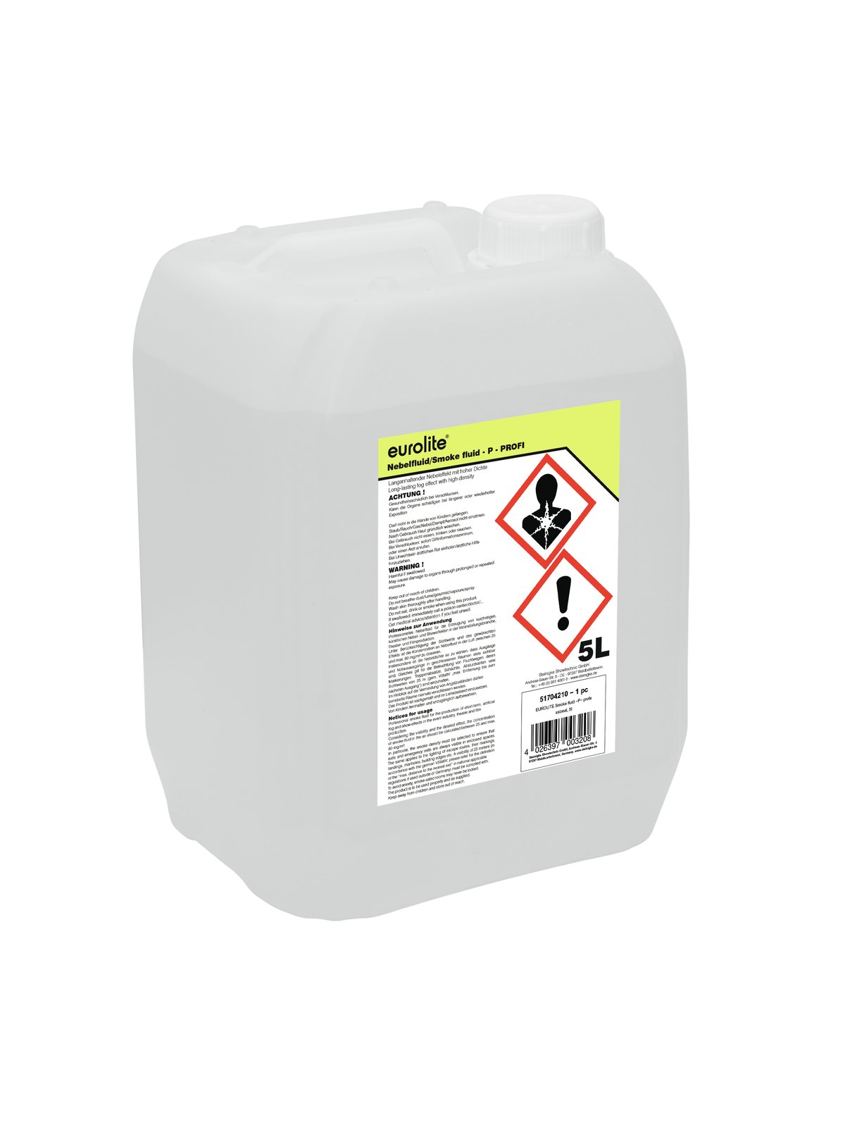 EUROLITE SMOKE FLUID -P- Profi, 5l, Nebelfluid
