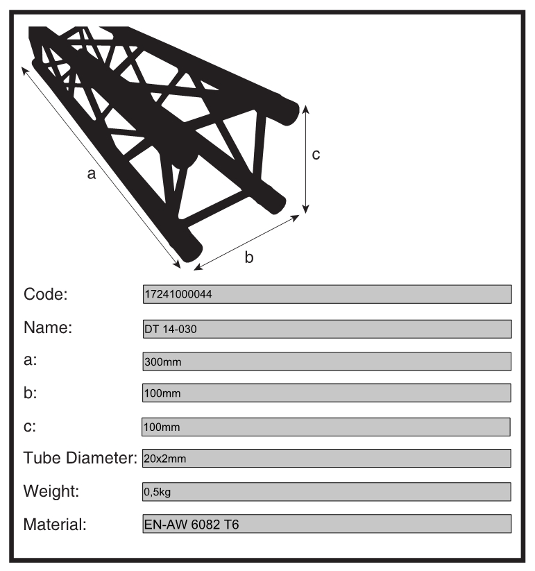 DURATRUSS DT 14/2-030