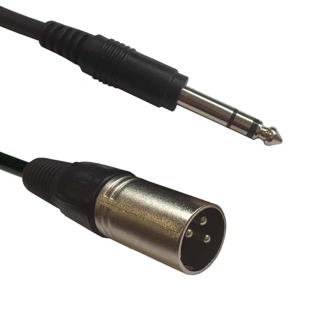 Accu Cable AC-XM-J6S/3 XLR male to 6,3 Jack Stereo