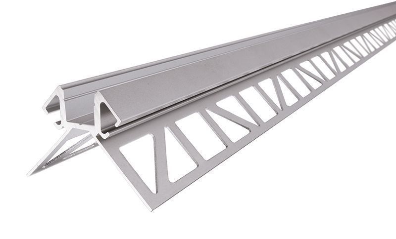 Fliesen-Profil Ecke außen EV-02-08, 3m, Silber