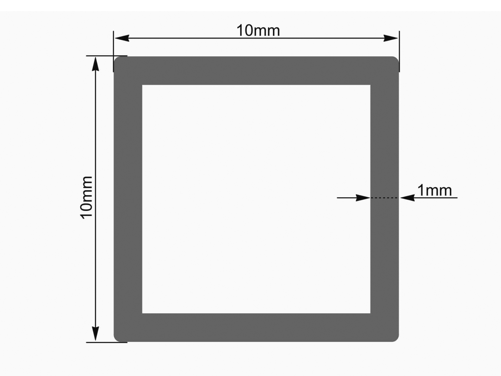 EUROLITE Leer-Rohr 10x10mm türkis 2m EUROLITE Leer-Rohr 10x10mm türkis 2m