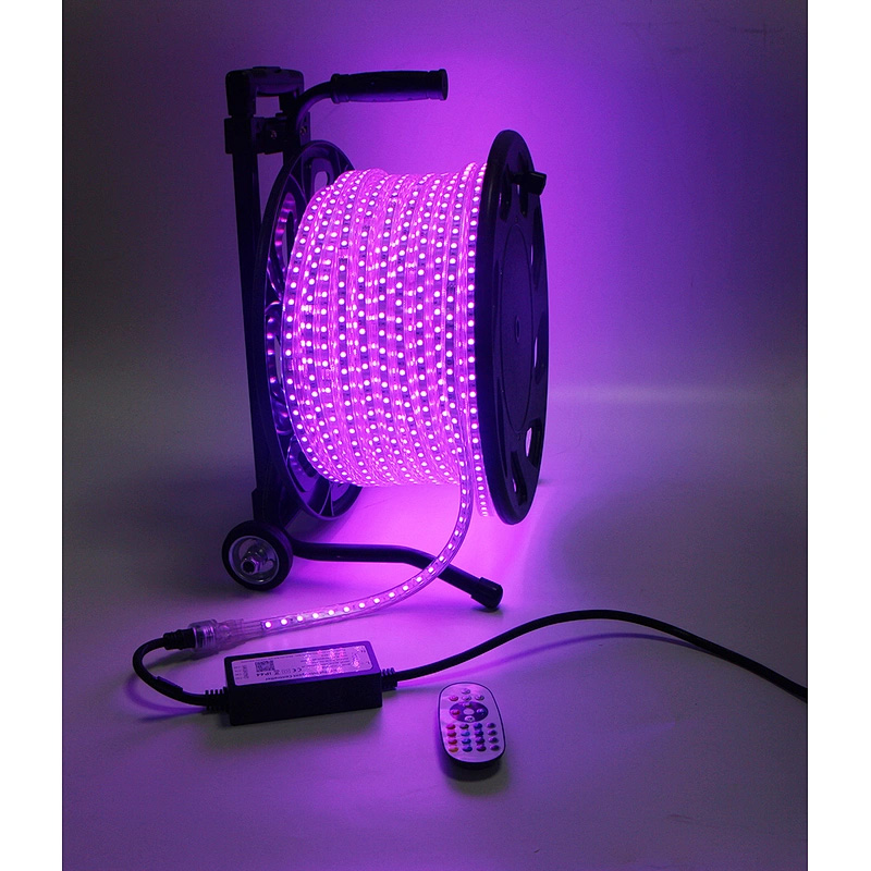 LED Strip Rolle 50m RGB 230V IP65 mit Controller LED Strip Rolle 50m RGB 230V IP65 mit Controller