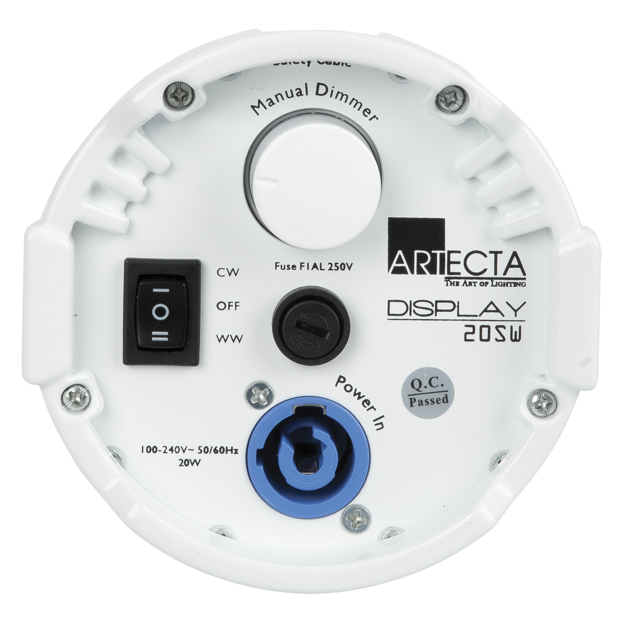 ARTECTA Display Fresnel 20 SW 20 W Schaltbare Weiße LED-Fresnel - Weiß ARTECTA Display Fresnel 20 SW 20 W Schaltbare Weiße LED-Fresnel - Weiß