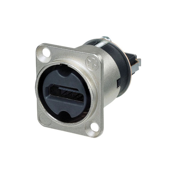 NEUTRIK HDMI Feedthrough Adapter D-size D-förmiges Gehäuse - Nickel NEUTRIK HDMI Feedthrough Adapter D-size D-förmiges Gehäuse - Nickel