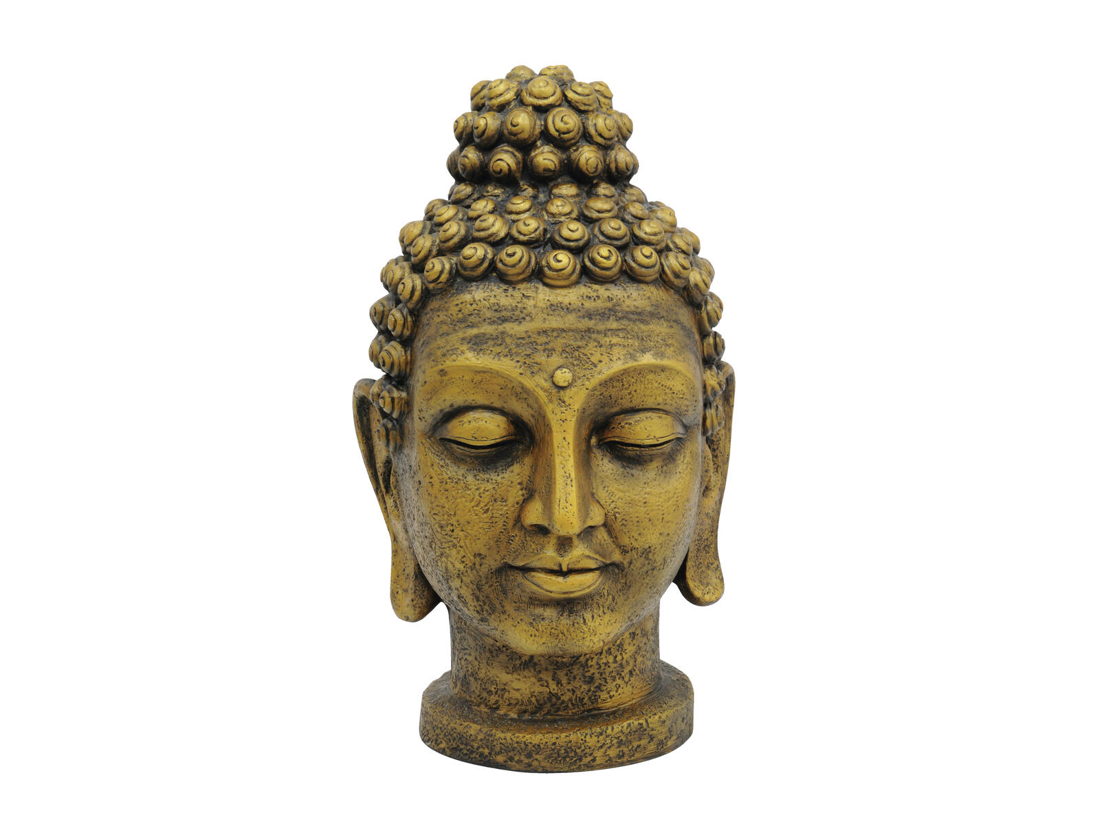 EUROPALMS Buddhakopf, antik-gold, 75cm EUROPALMS Buddhakopf, antik-gold, 75cm