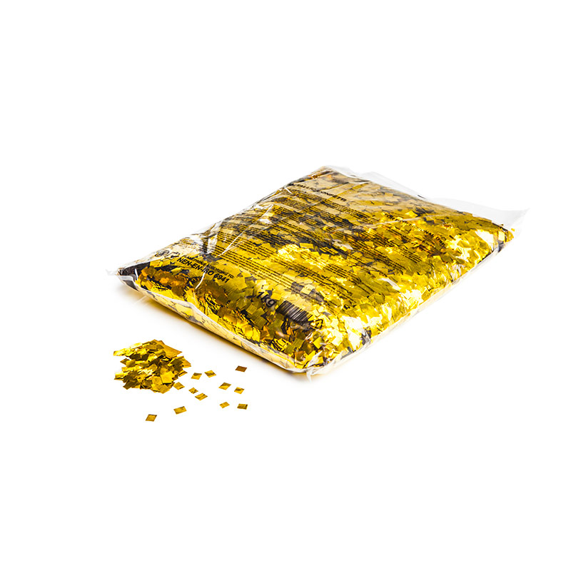 Metallic confetti raindrops 6x6mm - Gold