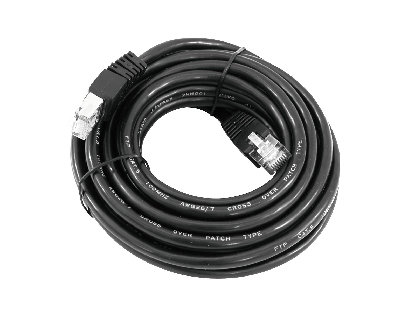 OMNITRONIC CAT-5 Kabel 1m sw OMNITRONIC CAT-5 Kabel 1m sw