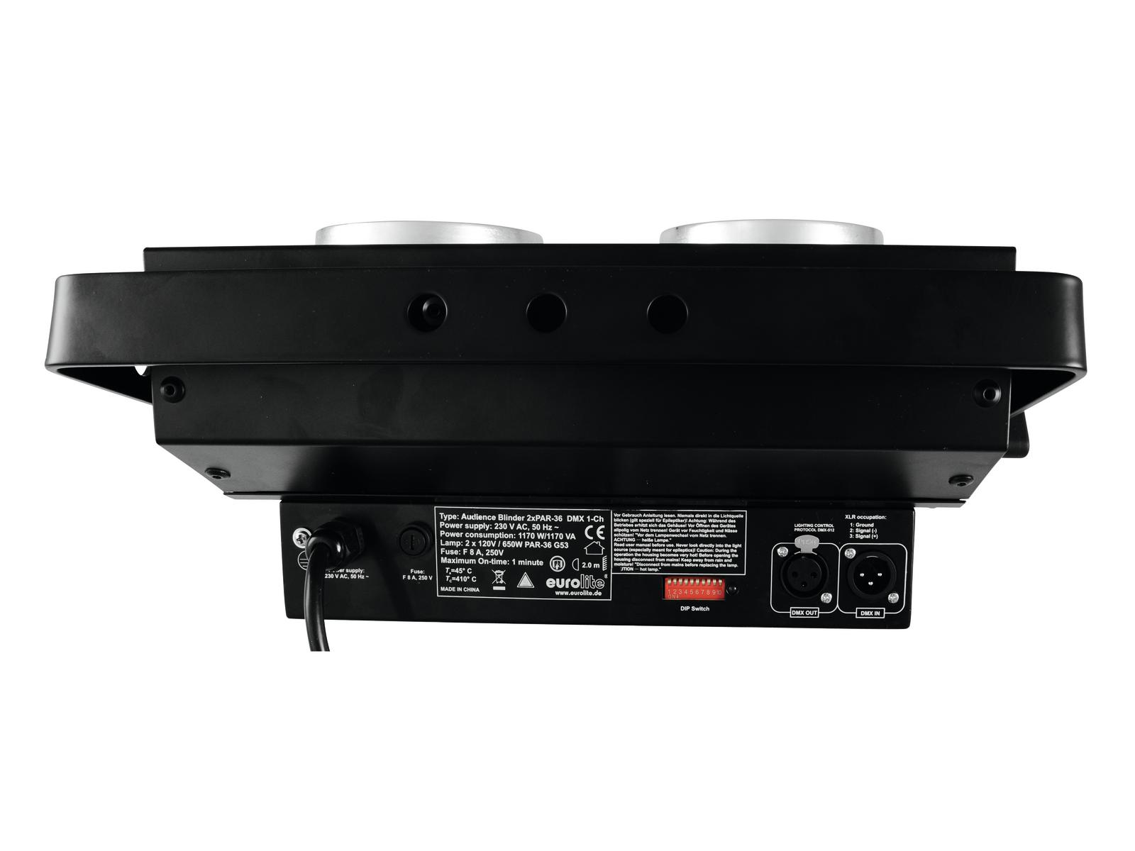 EUROLITE Audience Blinder 2xPAR-36 DMX sw EUROLITE Audience Blinder 2xPAR-36 DMX sw