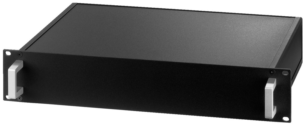 MONACOR RC-132/SW 482-mm-Profil-Einschubgehäuse (19"), 2 HE
