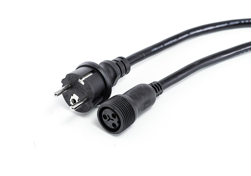 Power supply cable 1.2m IP65