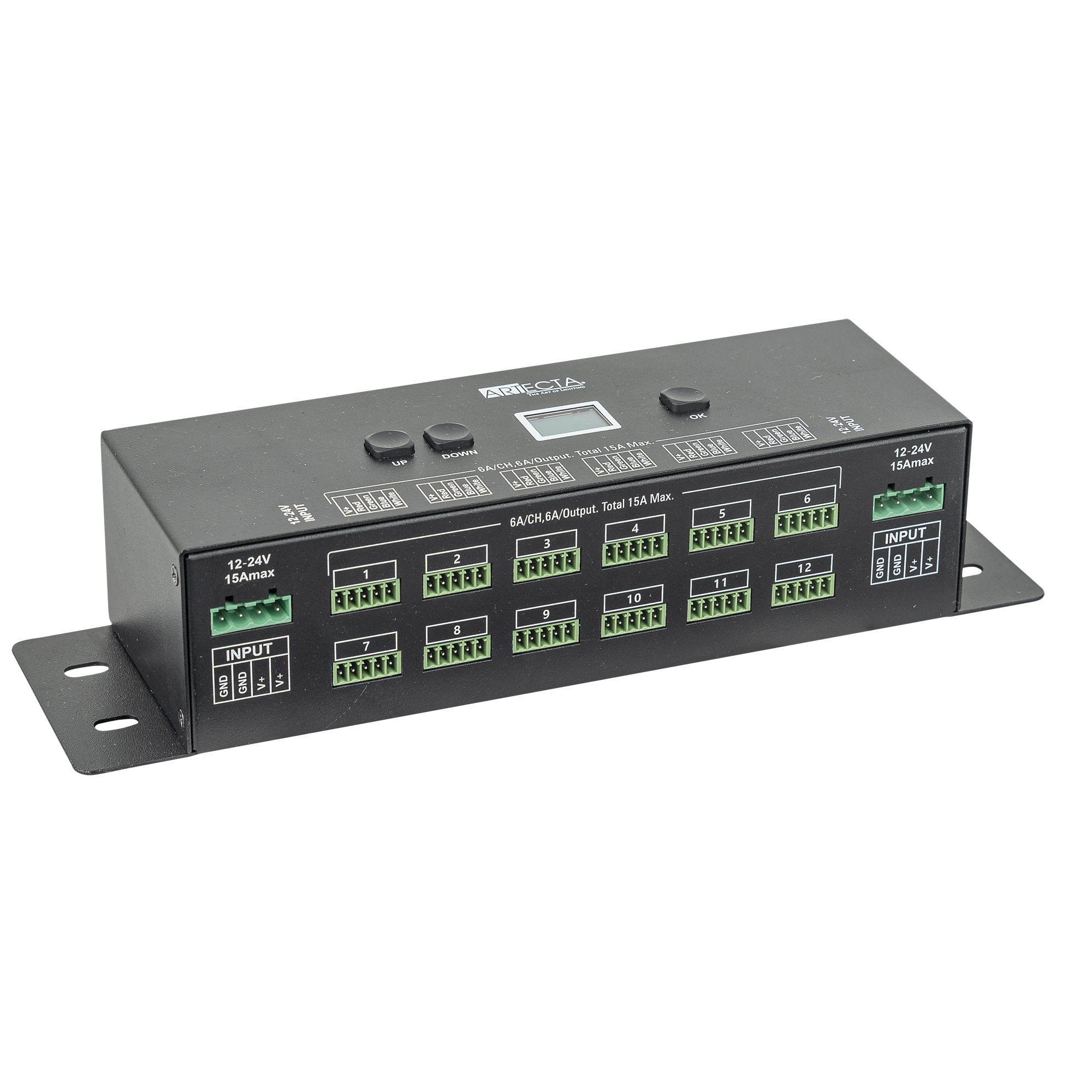 ARTECTA LED DIM-12 12-channel Constant Voltage PWM LED Dimmer PWM-LED-Dimmer mit 12 Kanälen und konstanter Spannung ARTECTA LED DIM-12 12-channel Constant Voltage PWM LED Dimmer PWM-LED-Dimmer mit 12 Kanälen und konstanter Spannung