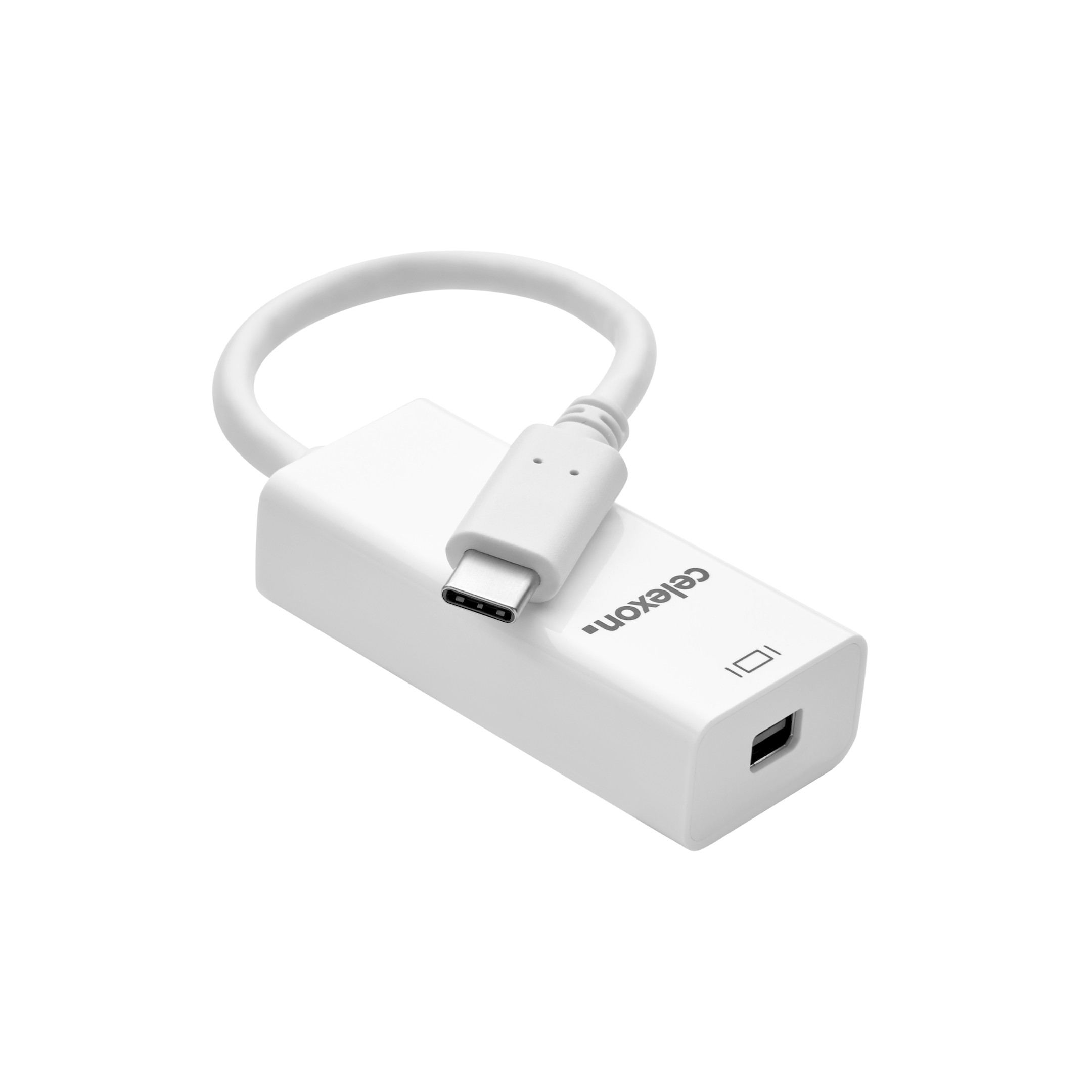 celexon USB-C auf mini DisplayPort M/F Adapter, weiß celexon USB-C auf mini DisplayPort M/F Adapter, weiß
