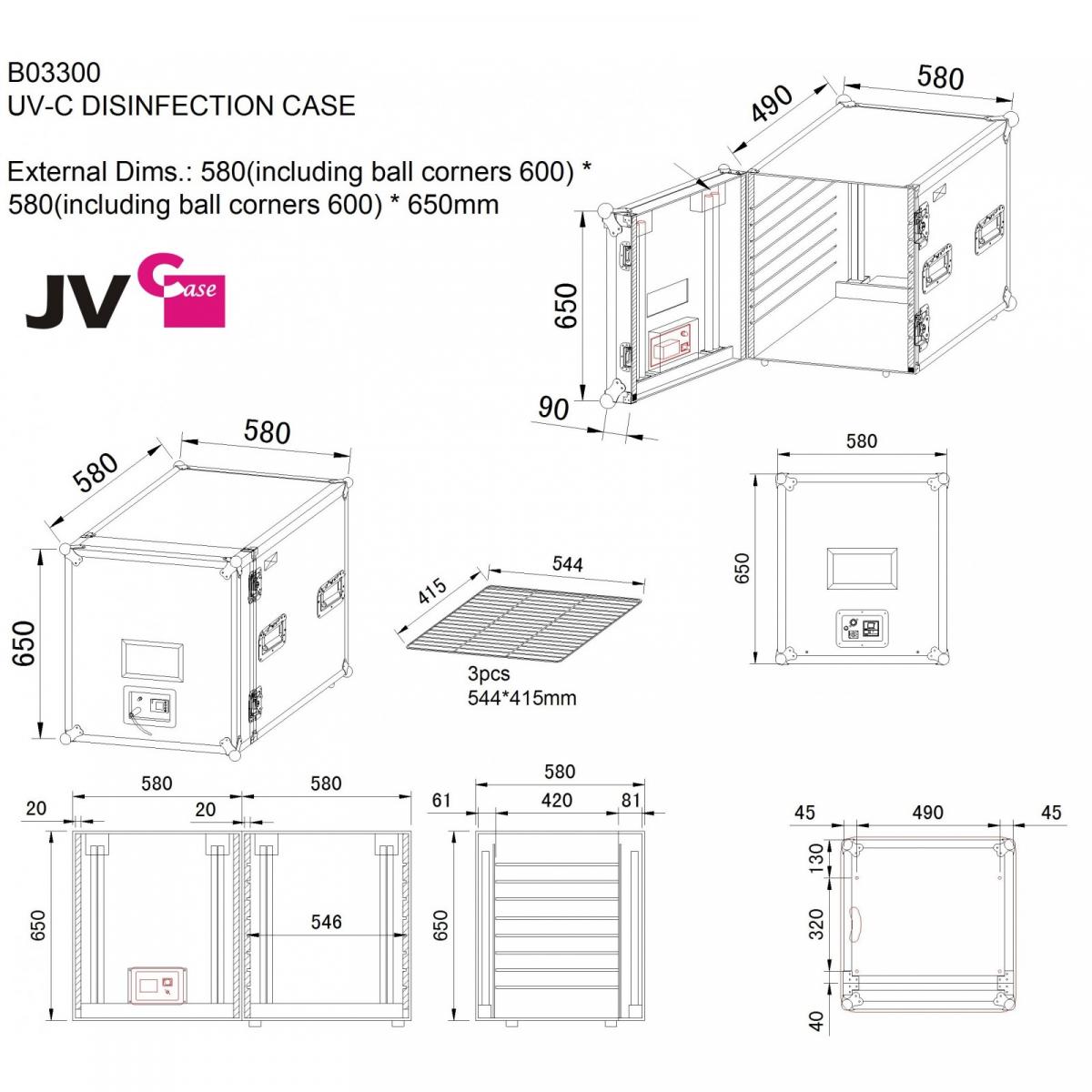 JV Case DISINFECTION CASE UV-C Desinfektion JV Case DISINFECTION CASE UV-C Desinfektion