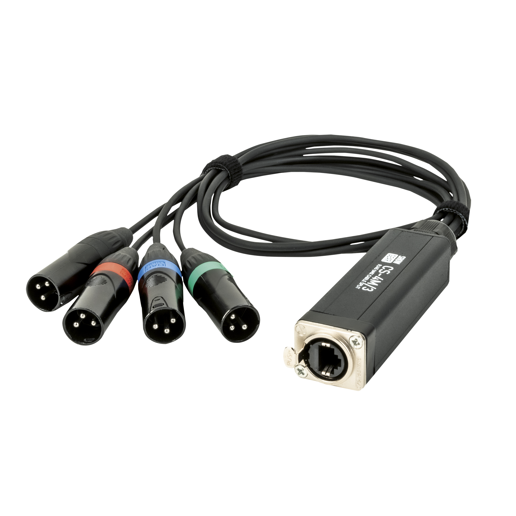 SHOWGEAR CS-4M/3 - 4-channel DMX shuttle snake via network cable 4-channel 3-pin DMX (male) to RJ45 CAT (female) adapter 4-Kanal 3-Pin DMX (männlich) auf RJ45 CAT (Female) Adapter SHOWGEAR CS-4M/3 - 4-channel DMX shuttle snake via network cable 4-channel 3-pin DMX (male) to RJ45 CAT (female) adapter 4-Kanal 3-Pin DMX (männlich) auf RJ45 CAT (Female) Adapter