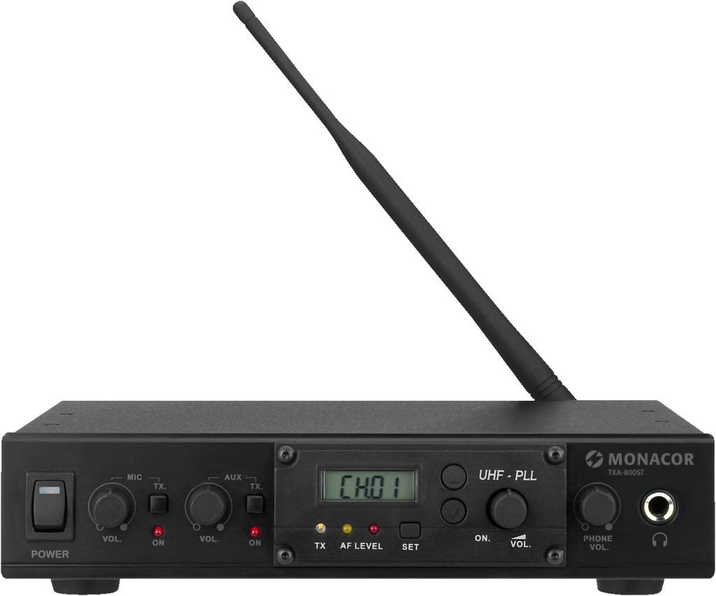MONACOR TXA-800ST 16-Kanal-PLL-Sender, 863,1-864,9 MHz