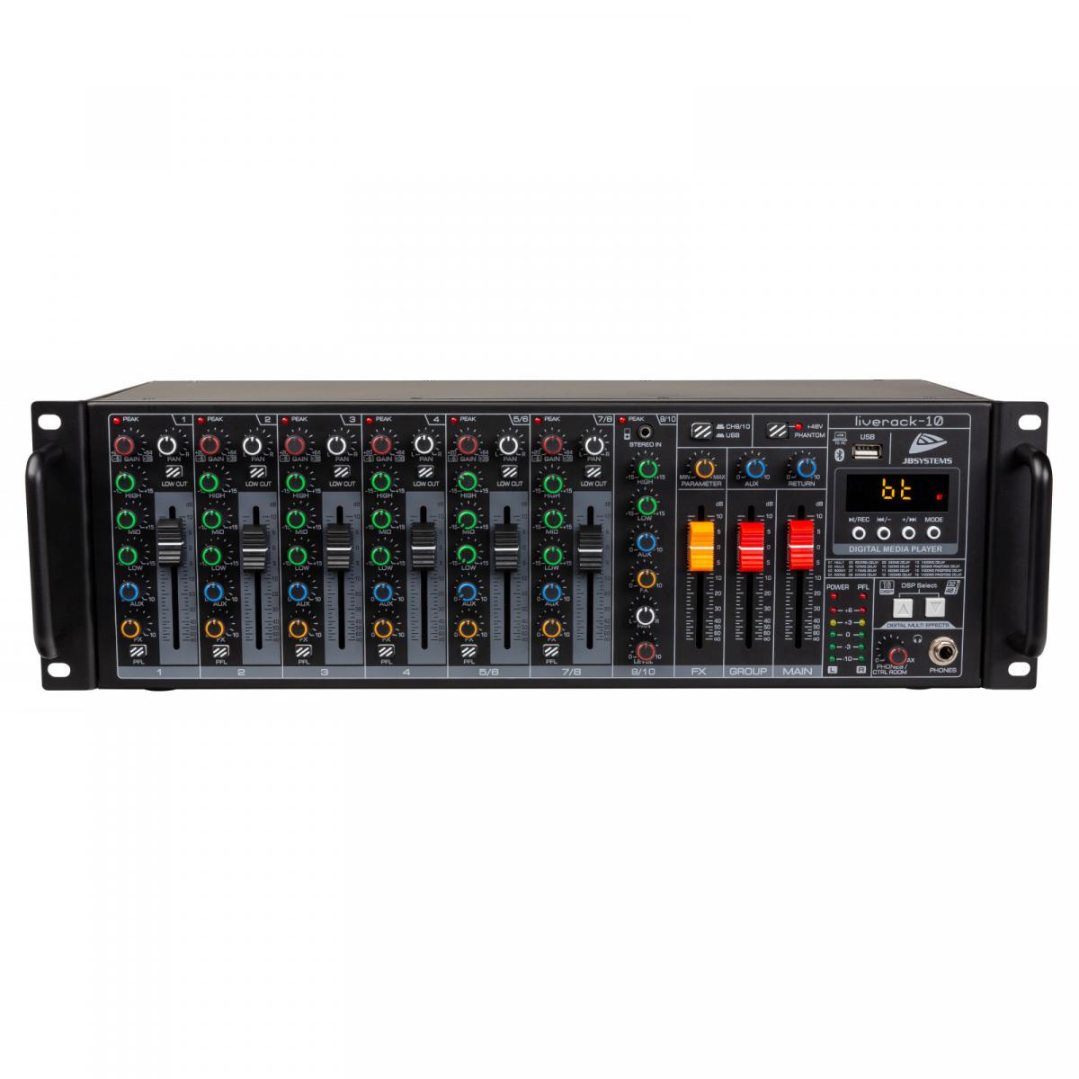JB Systems LIVERACK-10 7-Kanal Mischpult JB Systems LIVERACK-10 7-Kanal Mischpult