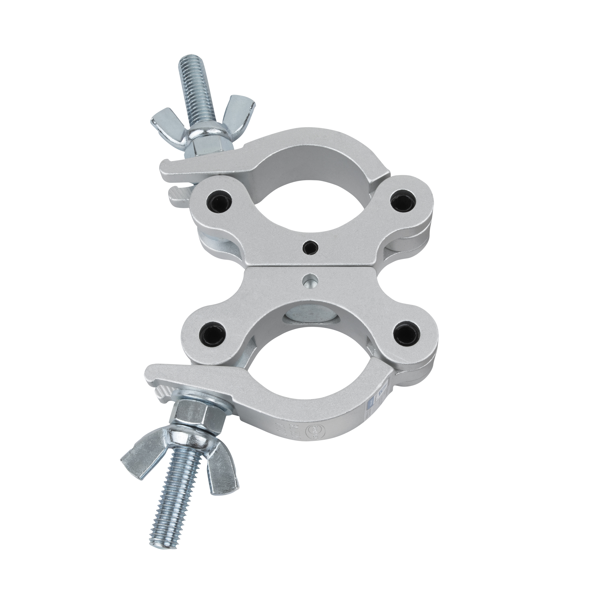 SHOWGEAR 50 mm Swivel Coupler SWL: 300 kg - aluminium - silver Zulässige Nutzlast: 300 kg - Aluminium - Silber