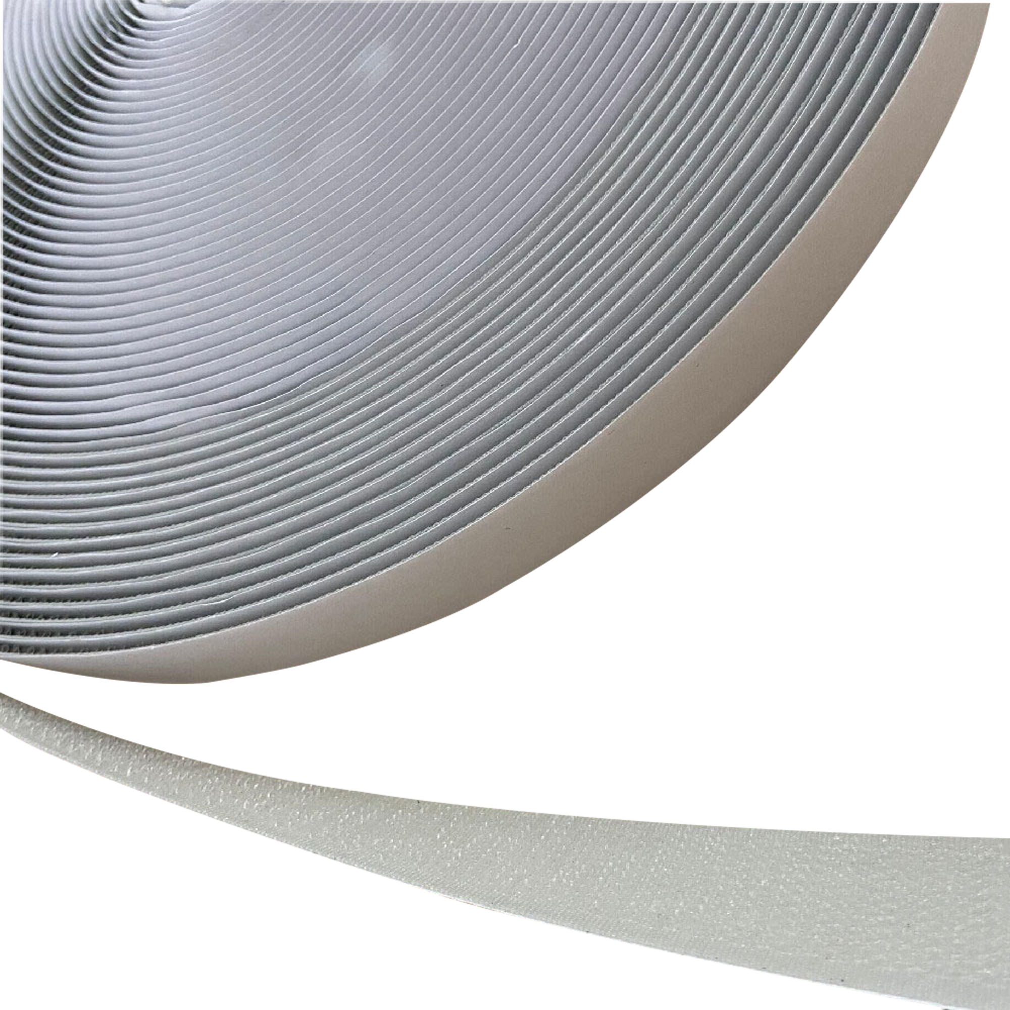 Showgear Hook and Loop Tape - Hook Side Grau - 20 mm x 25 m - selbstklebend