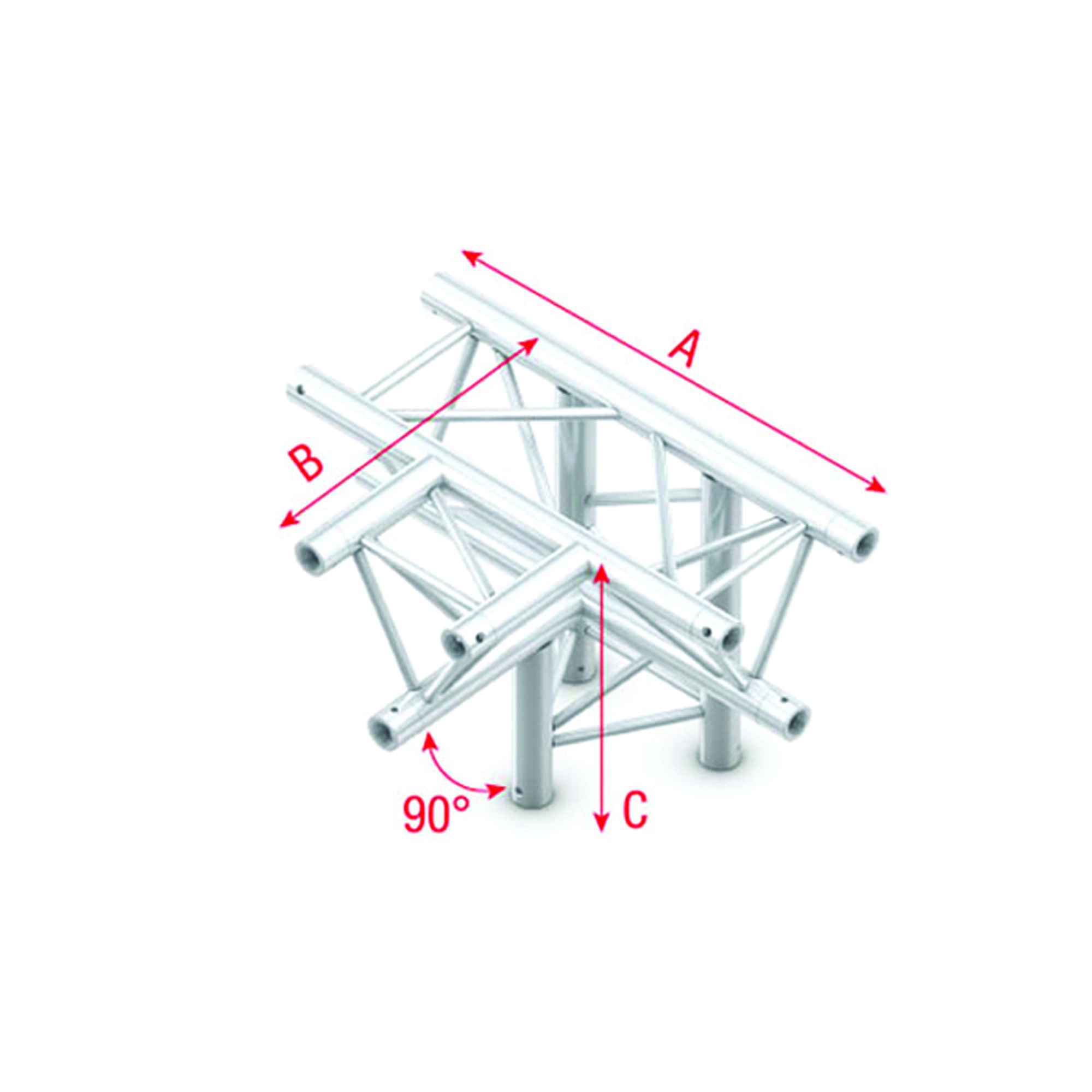 MILOS G ATU42sp - 90° corner - silver - G