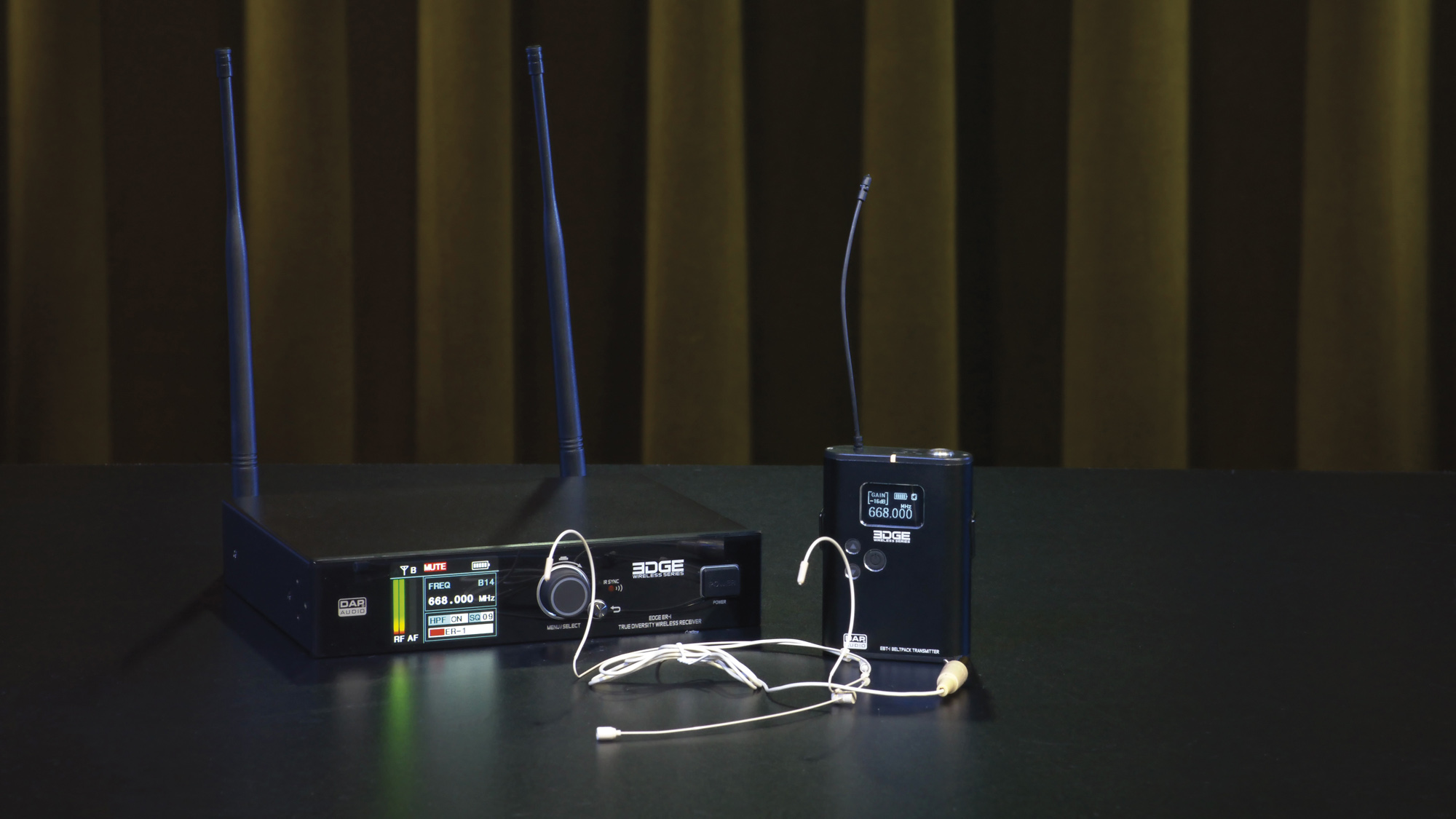 DAP EDGE EBS-1 Kabelloses Beltpack-Set - (610-670 MHz)