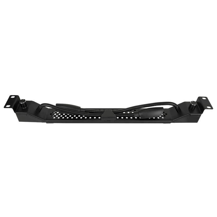 Showgear 19" 2-way Rack Light Individuell dimmbare mehrfarbige RGB-Gooselights