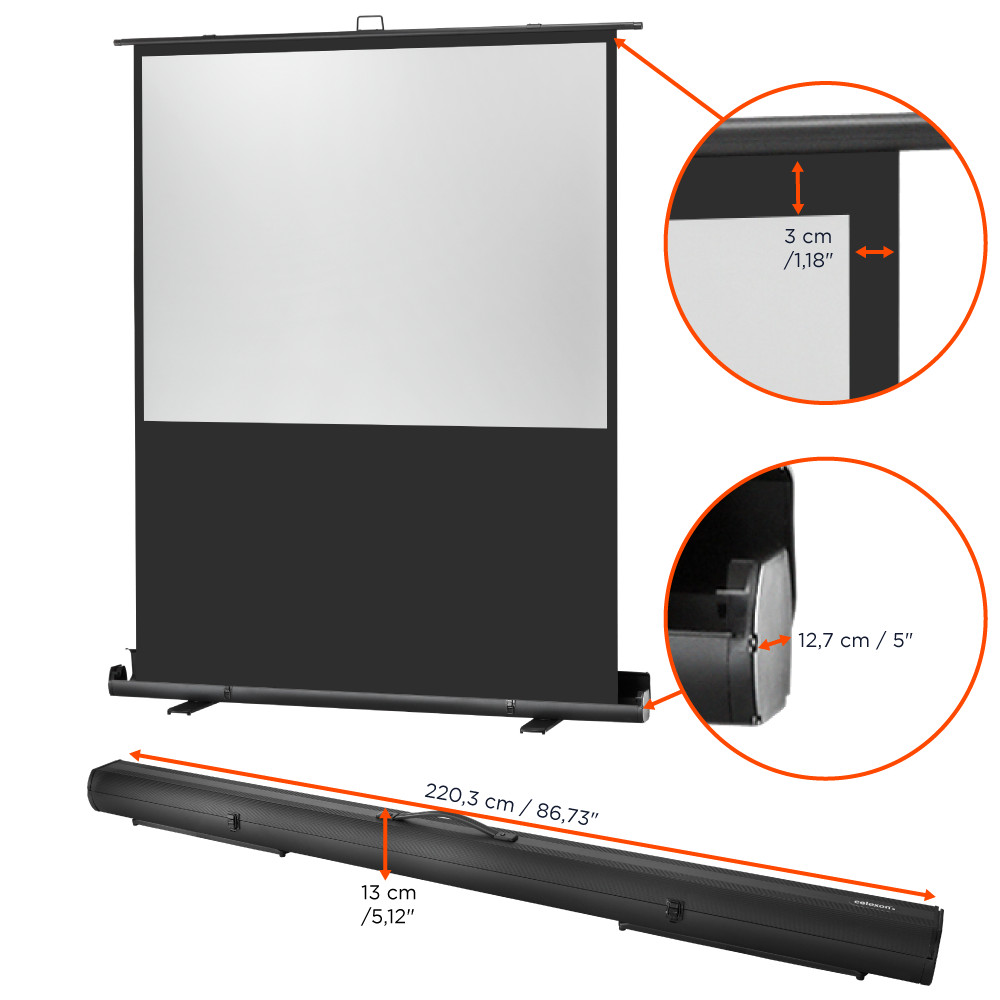 celexon Leinwand Ultramobil Professional Plus 200 x 150 cm - 98"