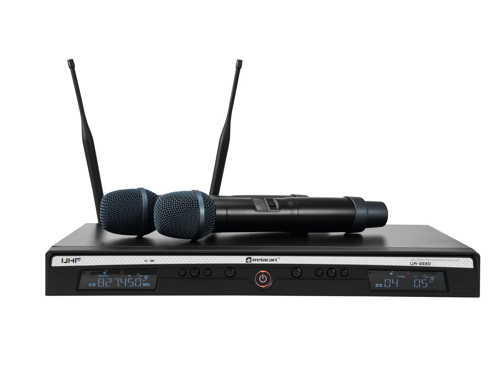 RELACART UR-222D 2-Kanal-UHF-System 823-832 + 863-865 MHz RELACART UR-222D 2-Kanal-UHF-System 823-832 + 863-865 MHz