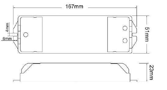 DALI PWM Dimmer CV 4CH, 12/24V, 5A/Kanal, DT6