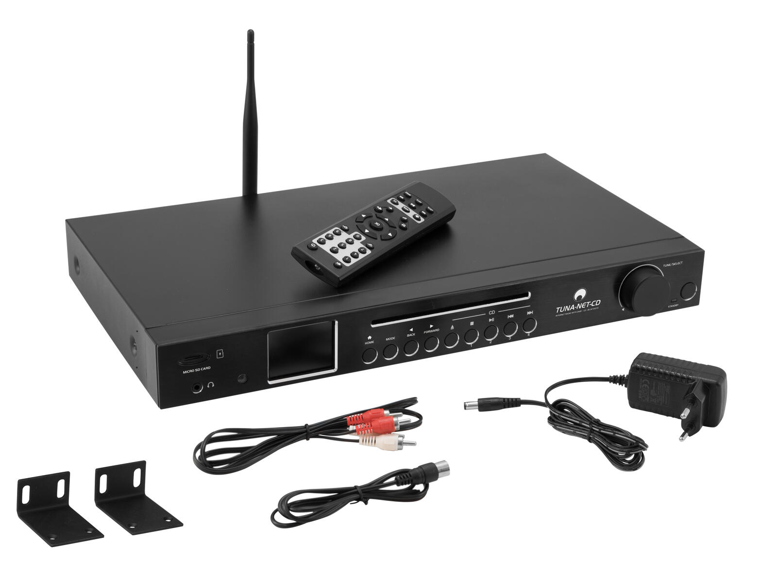 OMNITRONIC TUNA-NET-CD 19 Zoll Internetradio mit DAB+, Bluetooth und CD-Player OMNITRONIC TUNA-NET-CD 19 Zoll Internetradio mit DAB+, Bluetooth und CD-Player