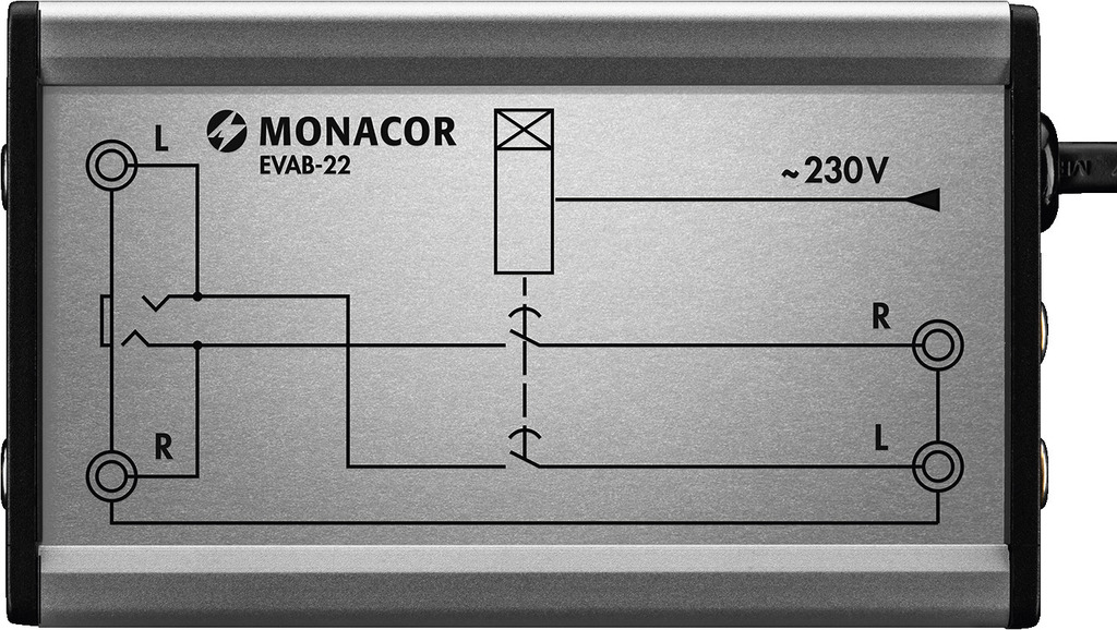 MONACOR EVAB-22 Lautsprecher-Plopp-Schutz