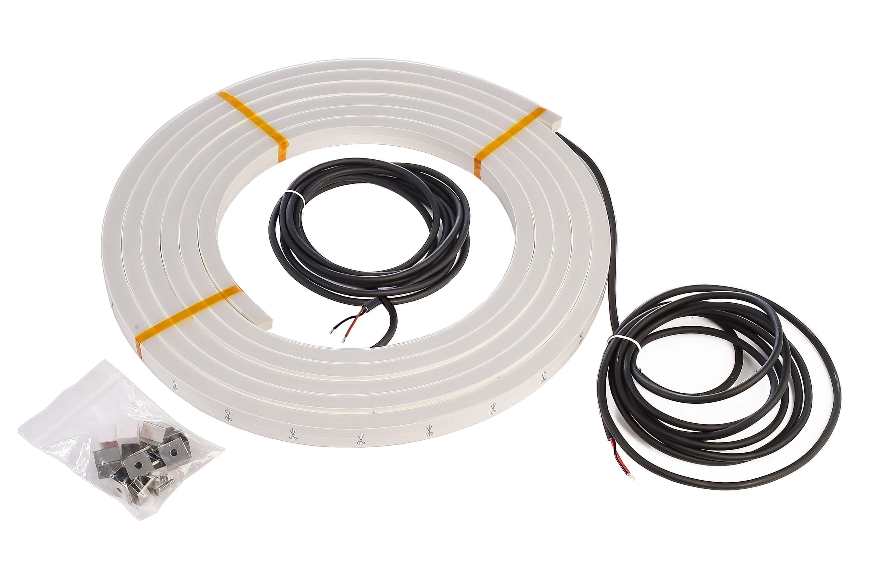 D Flex Line Side-View, Neon, 24V-10W, 3000K, 5m, PU