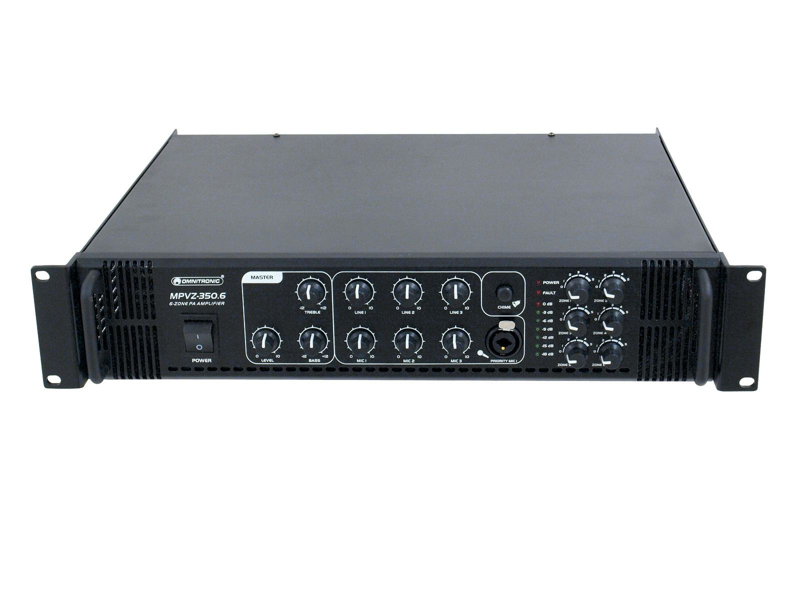OMNITRONIC MPVZ-350.6 ELA-Mischverstärker OMNITRONIC MPVZ-350.6 ELA-Mischverstärker