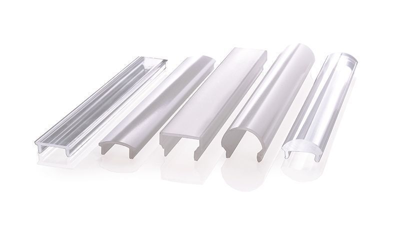 Abdeckung P-01-10, 2m, klar Abdeckung P-01-10, 2m, klar