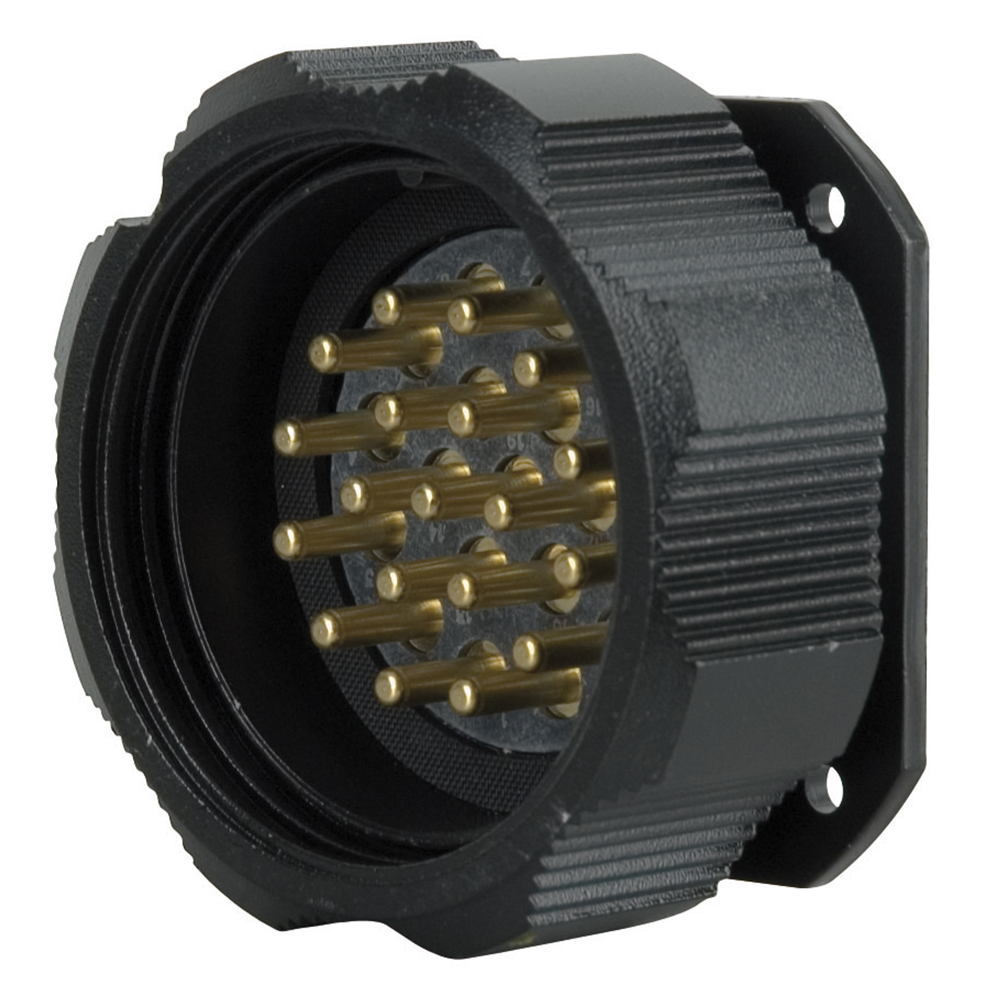 AMPHENOL SOCAPEX Socapex 19-pin male Chassis Connector AMPHENOL SOCAPEX Socapex 19-pin male Chassis Connector